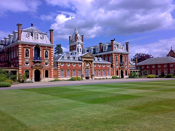 View of some of the College buildings from the South Front.