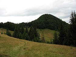 Vysoké Skalky od východu