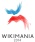 Wikimania 2014 Shard logo v3 with logotype and date (small).svg