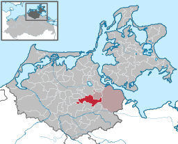 Läget för kommunen Wittenhagen i Landkreis Vorpommern-Rügen