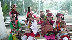 Yi people in Shilin County, Yunnan Province
