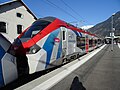 Livrée Léman Express sur une rame SNCF.