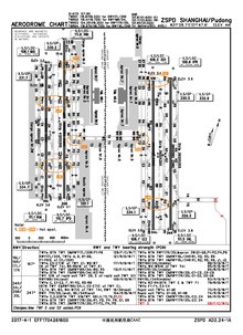 Схема аэропорта CAAC 