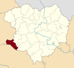Harkov Oblastındaki Raion konumu