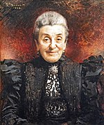 Portrait de dame âgé (Portrait of elderly lady) by Léon Bonnat - Musée d'Orsay