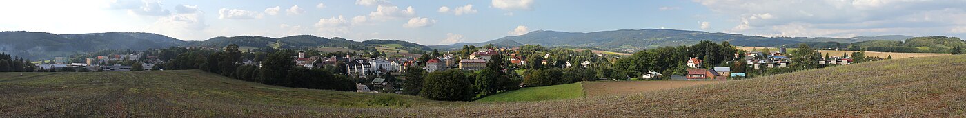 Panorama Českého Dubu