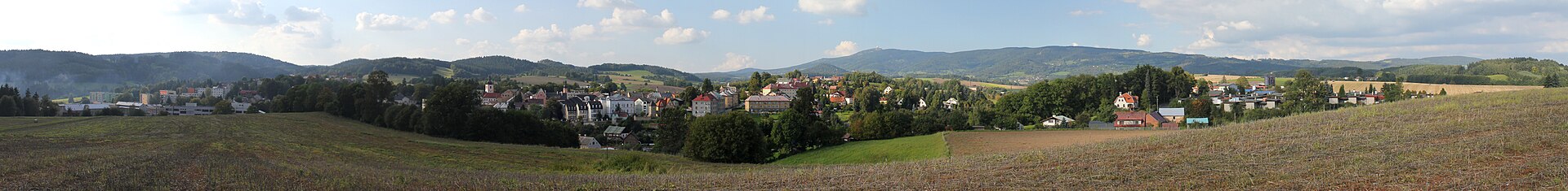 Panorama Českého Dubu