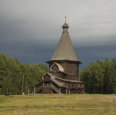 186. Церковь великомученика Георгия Победоносца из д. Вершина Верхнетоемского района, Малые Корелы Автор — Фото Алексей Романов