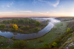 Walungan Kalmius, Cagar Alam Kalmius, Ukraina.