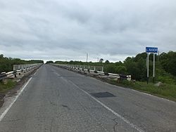 Мост цераз раку Анюй на аўтатрасе Хабараўск — Камсамольск-на-Амуры