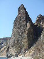 Скеля на мисі Фіолент. Автор: Олена Дуброва, CC-BY-SA-4.0