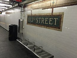 103 St SB platform renovare post.JPG