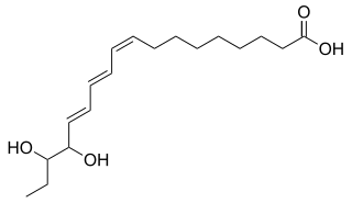 <span class="mw-page-title-main">15,16-Dihydroxy-α-eleostearic acid</span> Chemical compound