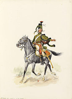 Saxe Hussar Regiment Franco-German military unit