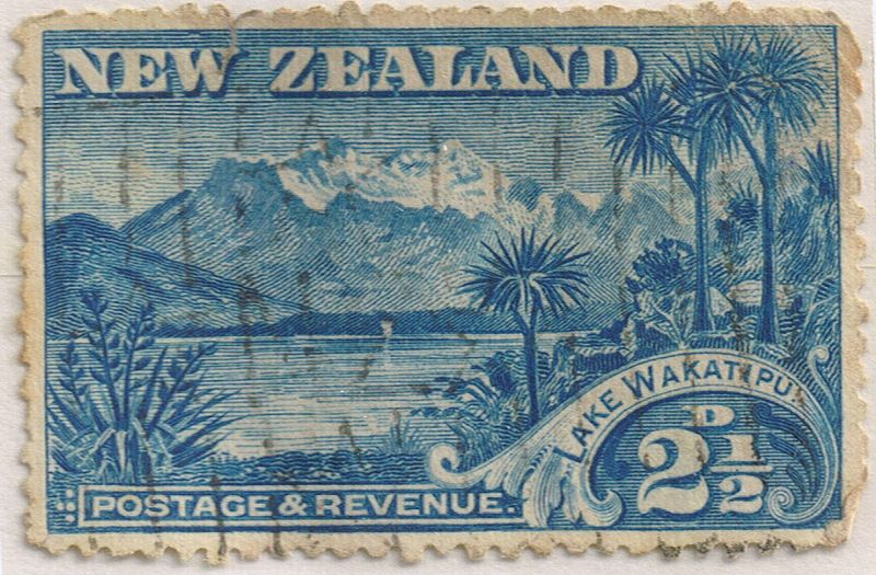 File:1898 pictorial 2 pence halfpenny blue (Lake Wakatipu).JPG