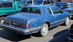 1985 Mercury Cougar LS, rear