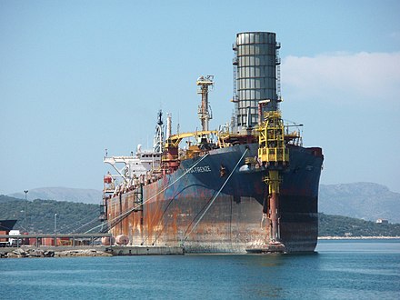 FPSO Firenze moored at Hellenic Shipyards, 2007