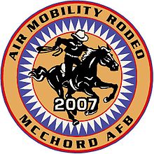 2007 Air Mobility RODEO Logo for McChord AFB. 2007 Air Mobility RODEO McChord.JPG