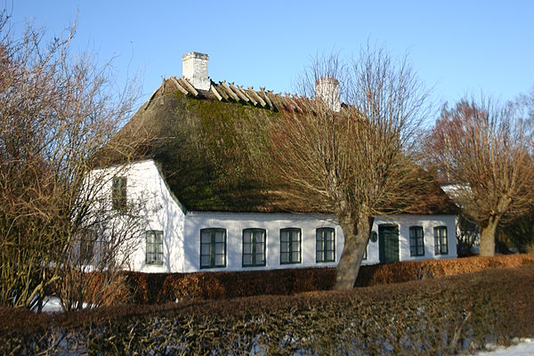 Nielsen's childhood home at Sortelung near Nørre Lyndelse