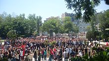 Manifestations au parc Taksim Gezi aujourd'hui