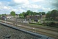 view through window on 2nd floor to the east with the Koppelpoort