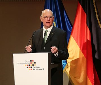 Norbert Lammert beim Festakt in der Semperoper