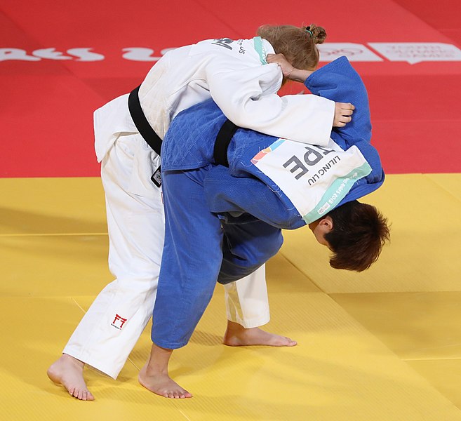 File:2018-10-10 Pretorius vs Liu (Final Judo Mixed International Team) at 2018 Summer Youth Olympics by Sandro Halank–015.jpg