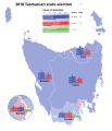 Results of the 2018 Tasmanian state election.