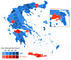 2019 Greek legislative election - Vote Strength.svg