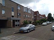 Rechts werk van Gulden en Geldmaker, links nieuwbouw (juli 2021)