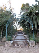 Pérgola de acceso al llac nou