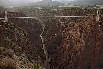 Gorge and bridge from south rim