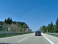 De Bundesautobahn 7 nabij Nesselwang