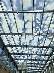 A Cloud Index, Paddington railway station, July 2022.jpg