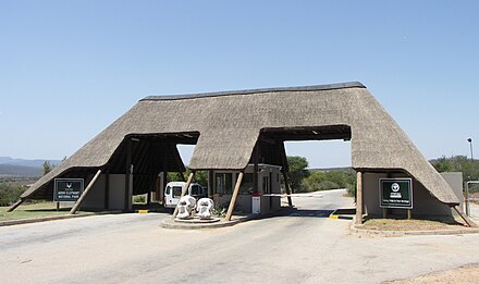 Entrance to the Addo Elephant National Park