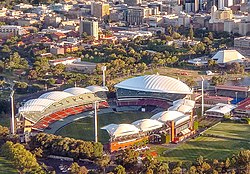 In 2014, Port Adelaide returned to Adelaide Oval as its home ground for the first time since the 1976 SANFL season. Adelaide Oval crop.jpg