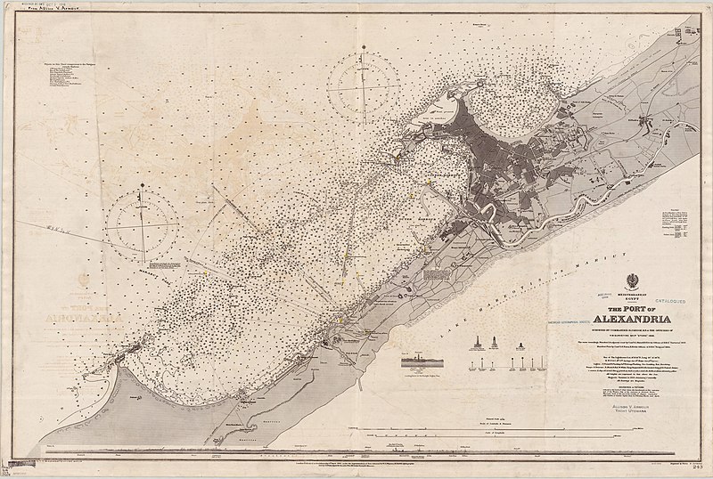 File:Admiralty Chart No 243 Port of Alexandria, Published 1901.jpg