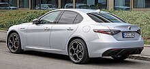 Rear view (facelift) Alfa Romeo Giulia (2023) IMG 8308 (cropped).jpg