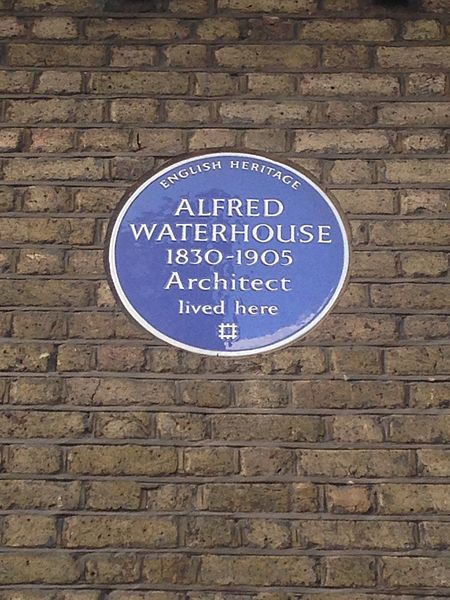 File:AlfredWaterhousePlaque.jpg