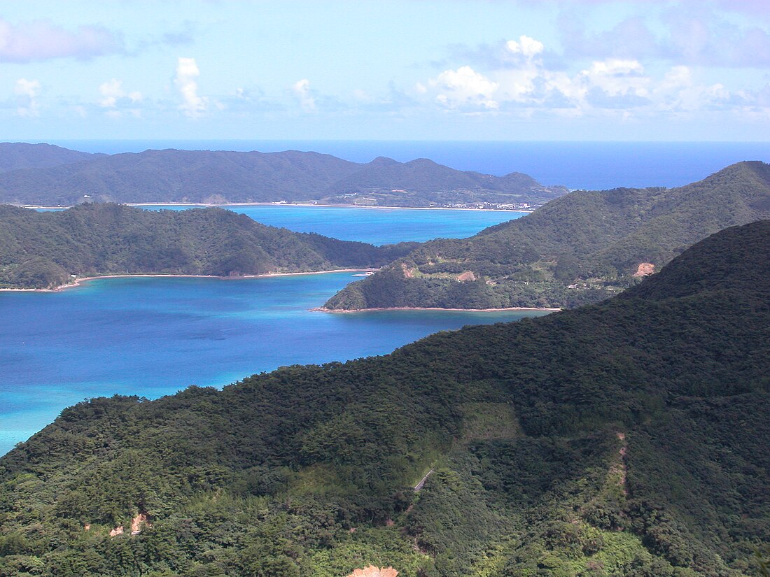 Amami-Ōshima Adası, Tokunoshima Adası, Okinawa Adası'nın kuzey kesimleri ve Iriomote Adası