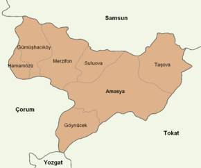 Amasya location districts.png