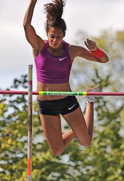 Angelica Bengtsson took the pole vault title for Sweden.