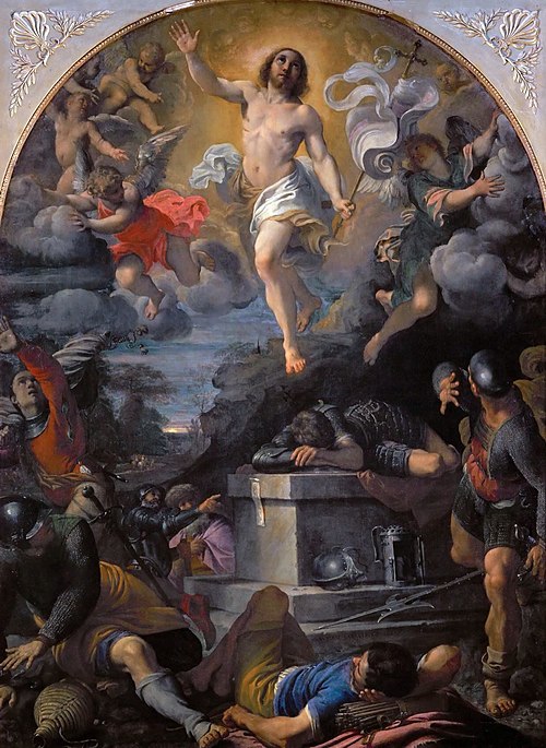 "Risurrezione di Cristo", di Annibale Carracci (XVI secolo)