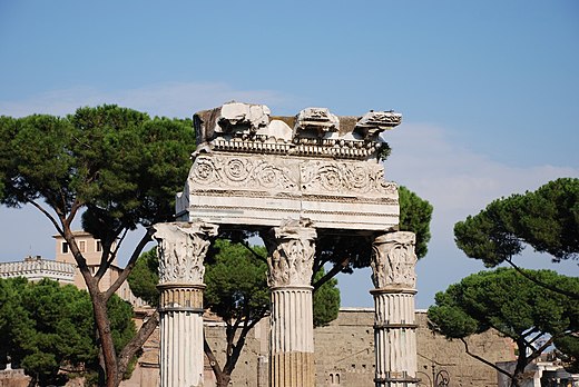 Entablature at the Temple of Venus Genetrix, Rome