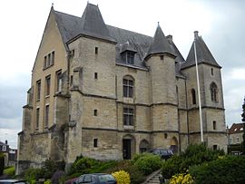 O castelo dos duques no centro de Argentan