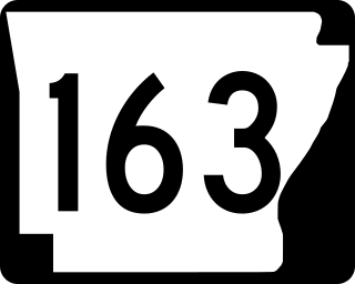 <span class="mw-page-title-main">Arkansas Highway 163</span> State highway in Arkansas, United States