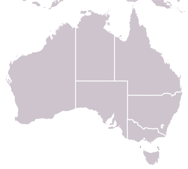 Australia locator map is located in Australia