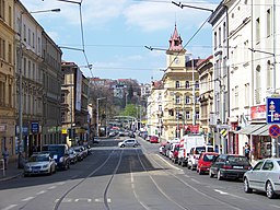 Bělehradská ulice v Nuslích