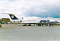 Tupolev Tu-154M zapojený do nehody, fotografovaný v srpnu 1997.