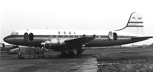 BOAC Hermes IV at London Heathrow in 1953